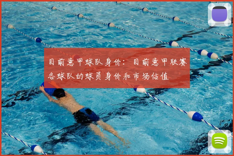 目前意甲球队身价：目前意甲联赛各球队的球员身价和市场估值